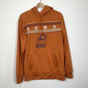 Phoenix Suns Hoodie Mens Medium Orange NBA Basketball Sweatshirt Ultra Game
